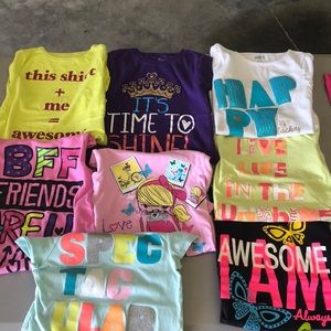 Bundle Girls Crazy 8 and Children’s Place t-shirts